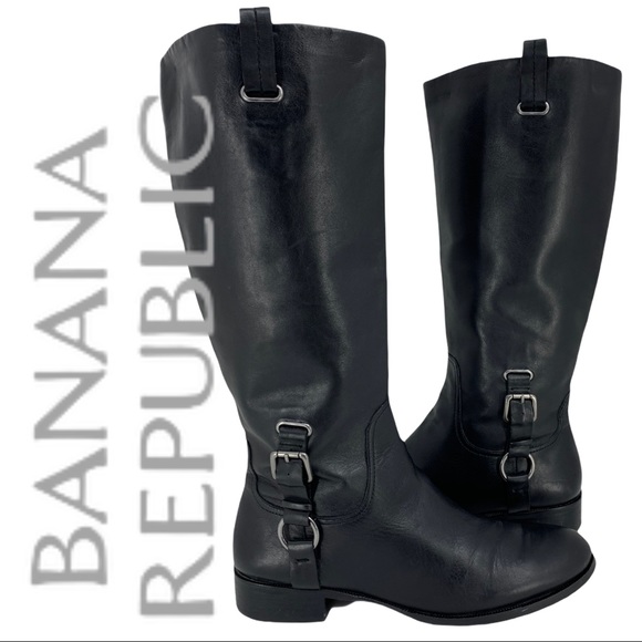 Banana Republic Shoes - Banana Republic Black Leather Boots
